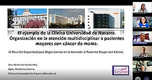Grupo Geronco Cancer Paciente Mayor Reunión ONline